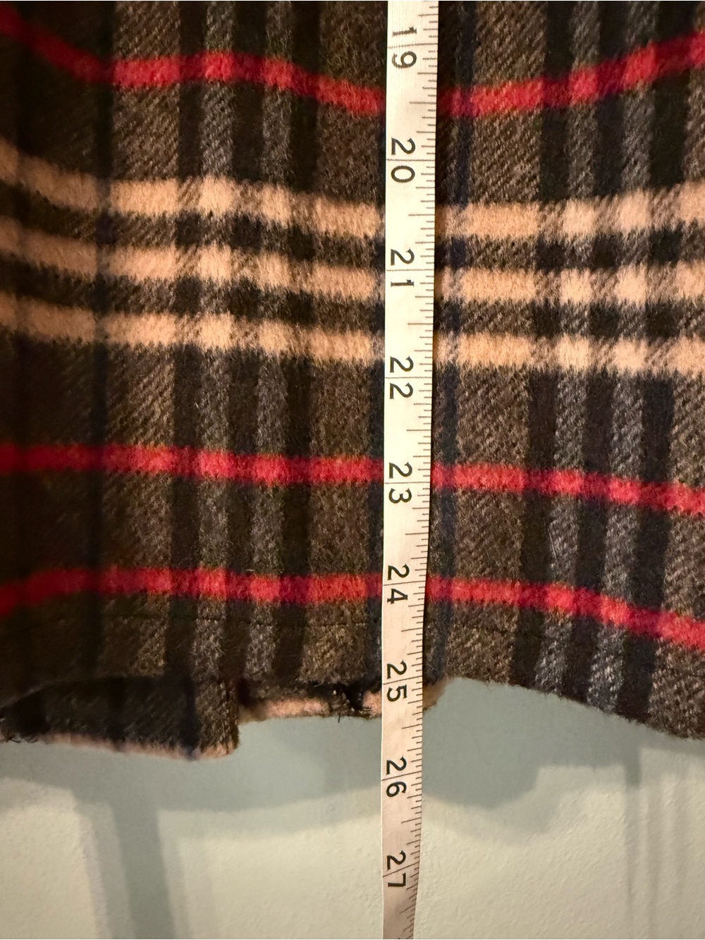 Vintage Evan Picone Plaid Button-Front Wool Jacket Black Beige Red Navy Tartan - Picture 6 of 10